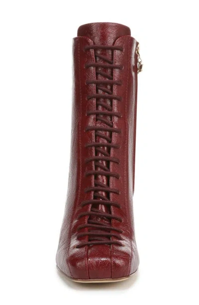 Circus Ny By Sam Edelman Women's Kendra Lace-up Booties In Burgundy