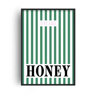 Fanclub Green Just Like Honey Retro Music Giclée Art Print In Green