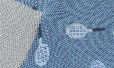 Bugatchi Tennis Mercerized Cotton Blend Dress Socks In Gray