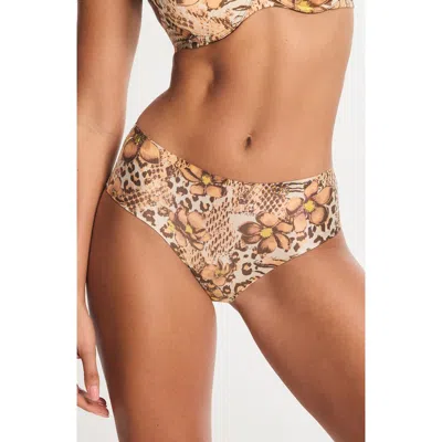 Savage X Fenty Microfiber No-show Hipster Briefs In Neutral