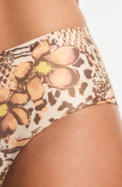 Savage X Fenty Microfiber No-show Hipster Briefs In Neutral