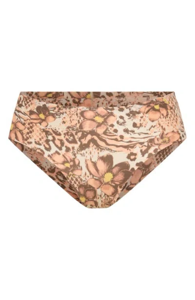 Savage X Fenty Microfiber No-show Hipster Briefs In Neutral