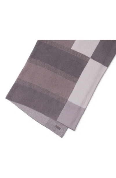 Barefoot Dreams Cozychic Costa Block Throw In Purple
