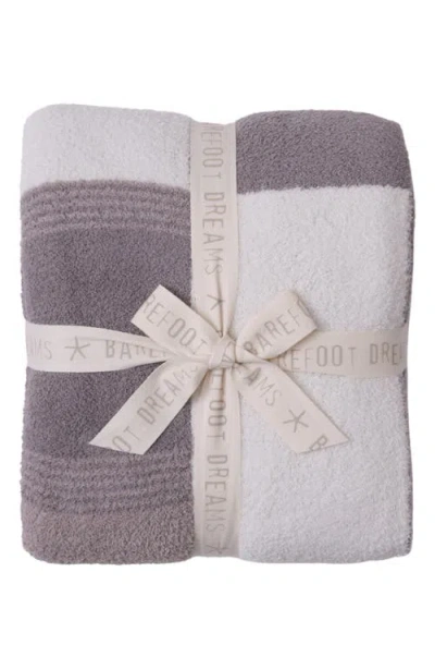 Barefoot Dreams Cozychic Costa Block Throw In Purple