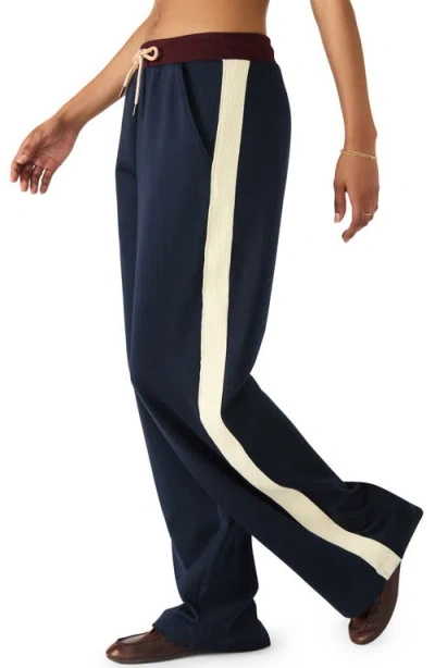 Steve Madden Daisy Drawstring Pants In Blue