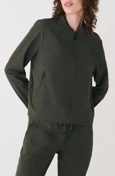 Lole Momentum Tech Bomber Jacket In Green