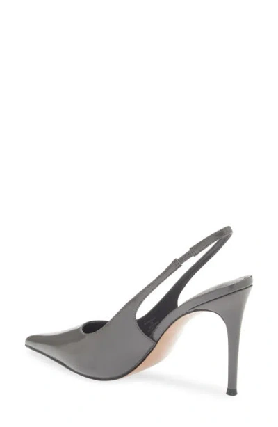 Steve Madden Reyes Pointed Toe Slingback Sandal In Gray