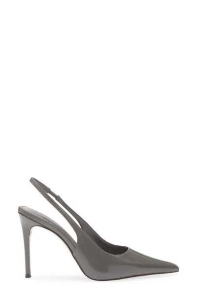 Steve Madden Reyes Pointed Toe Slingback Sandal In Gray