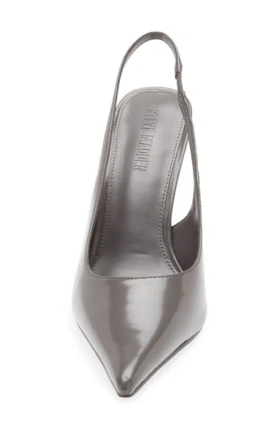 Steve Madden Reyes Pointed Toe Slingback Sandal In Gray