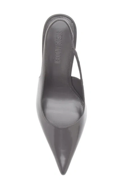 Steve Madden Reyes Pointed Toe Slingback Sandal In Gray