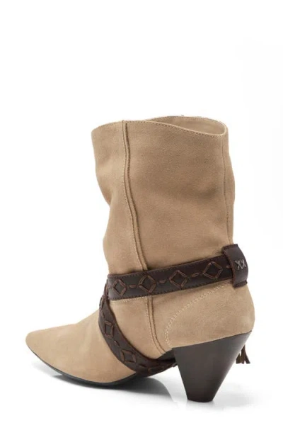 Free People Bronte Belt Wrapped Western Boot In Multi