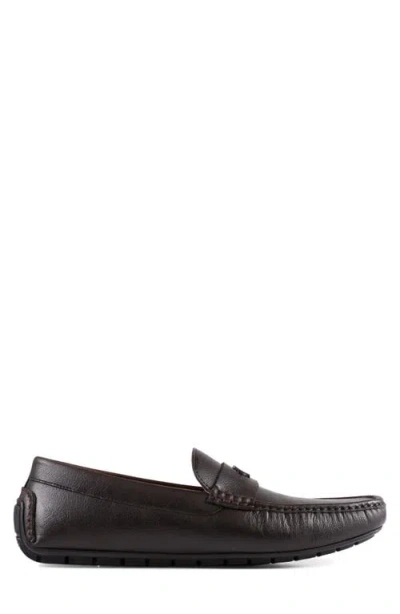 Calvin Klein Felty Moc Toe Driving Loafer In Black