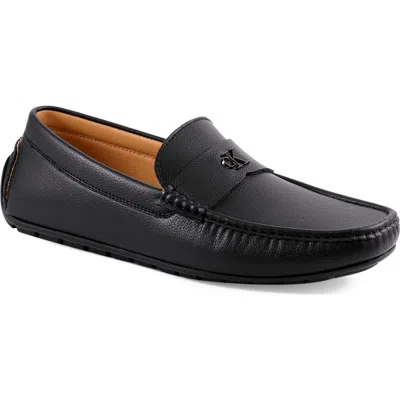 Calvin Klein Felty Moc Toe Driving Loafer In Black
