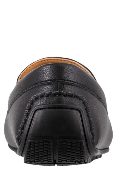 Calvin Klein Felty Moc Toe Driving Loafer In Black