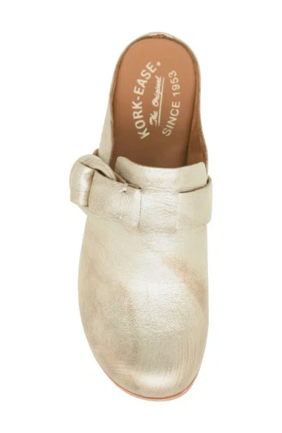 Kork-ease ® Kori Platform Wedge Mule In Metallic