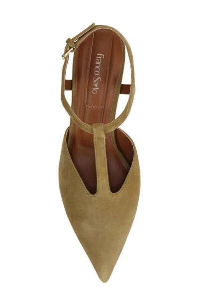 Franco Sarto Women's Ovett Pointed Toe Strappy Shoes In Green