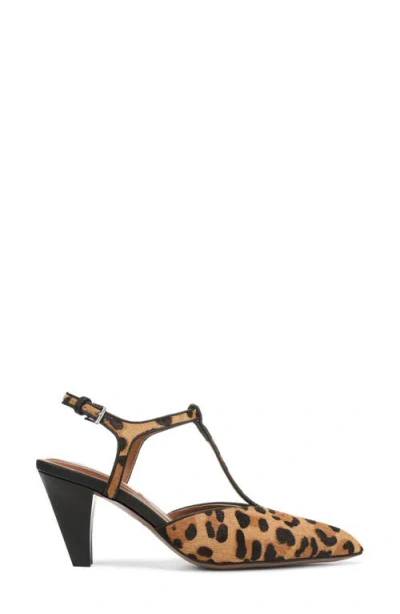 Franco Sarto Women's Ovett Pointed Toe Strappy Shoes In Animal Print