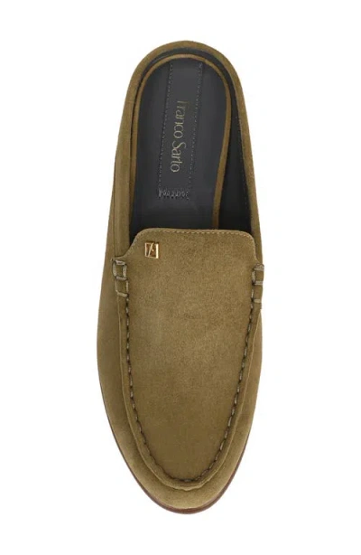 Franco Sarto Women's Mavis Round Toe Flat Mules In Green