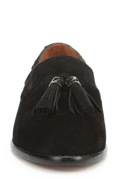 Franco Sarto Women's Hartlie Round Toe Low Profile Tassel Loafers In Black