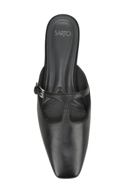 Sarto By Franco Sarto Dorthea T-strap Mule In Black