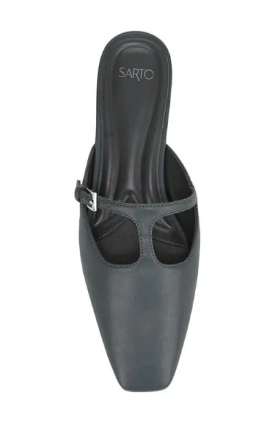 Sarto By Franco Sarto Dorthea T-strap Mule In Gray