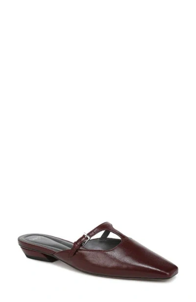 Sarto By Franco Sarto Dorthea T-strap Mule In Burgundy