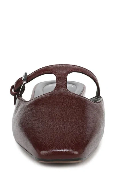 Sarto By Franco Sarto Dorthea T-strap Mule In Burgundy