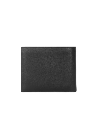 Coach Logo Folding Wallet In Black