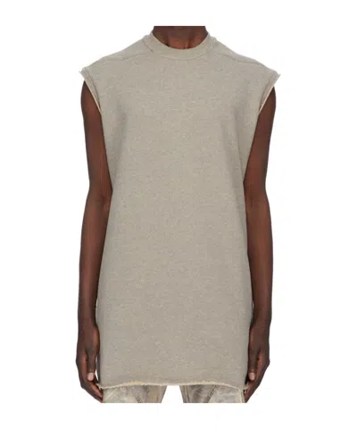 Rick Owens Drkshdw Concordians Tarp Tank Top In Gray