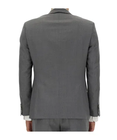 Hugo Boss Tailored Jacket Notch Lapel In Gray