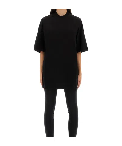 Rick Owens Drkshdw Jumbo Ss Cotton T-shirt In Black