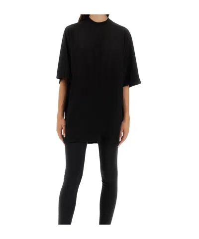 Rick Owens Drkshdw Jumbo Ss Cotton T-shirt In Black