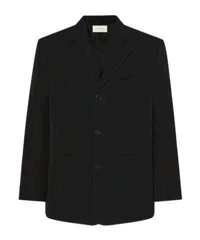 The Row Caelum Jacket In Virgin Wool In Black