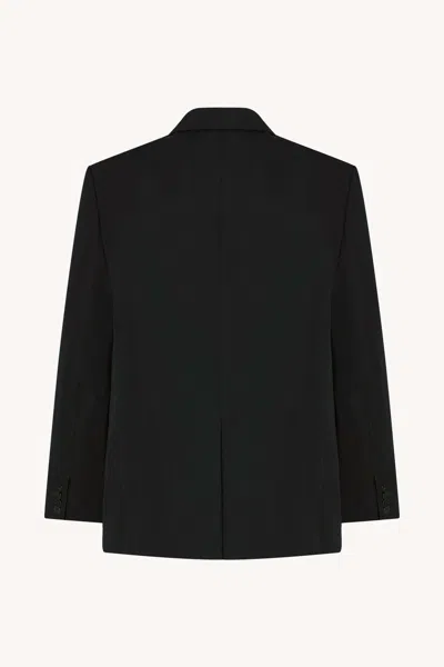 The Row Caelum Jacket In Virgin Wool In Black