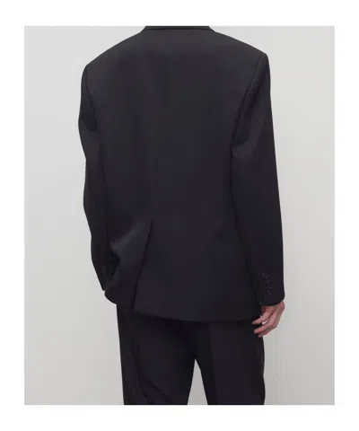 The Row Caelum Jacket In Virgin Wool In Black