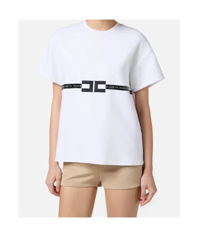 Elisabetta Franchi Sweater In White