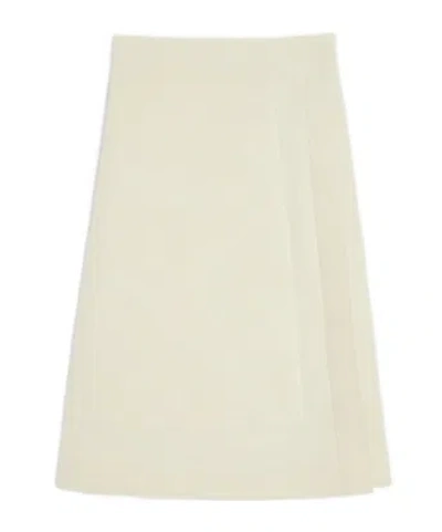 Jil Sander Wrap Midi Skirt In Neutral