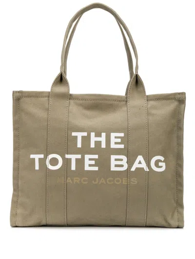Marc Jacobs Large Canvas Tote Bag In Green