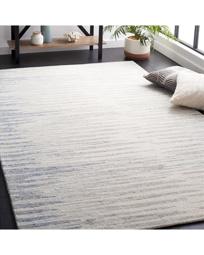 Safavieh Abstract Sandy Waves Hand-tufted Wool Rug In Gray