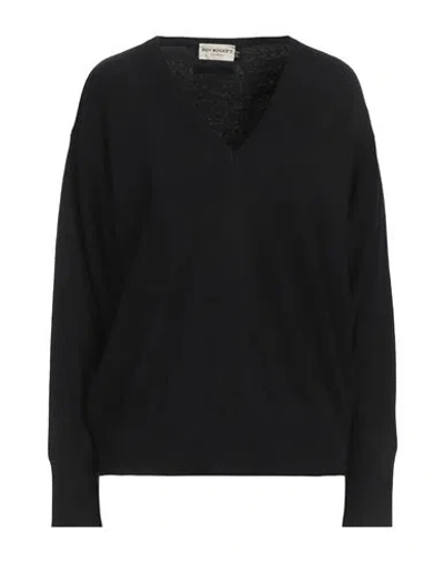 Roy Rogers Roÿ Roger's Woman Sweater Black Size Xs Wool, Viscose, Polyamide, Cashmere In Black