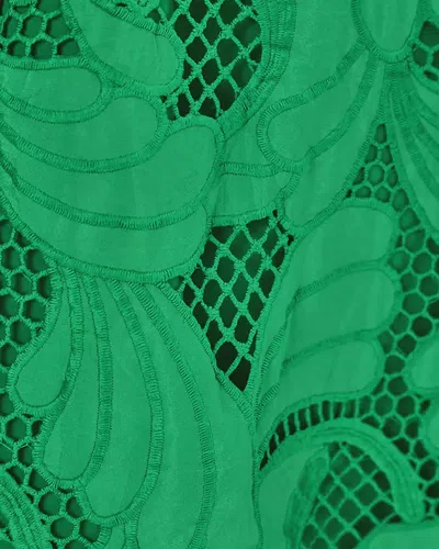 Lilly Pulitzer Denise Lace Halter Midi Dress In Green