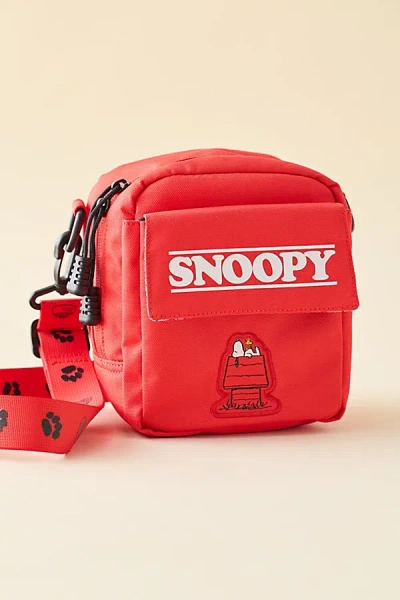 Retrospekt X Peanuts Snoopy Instant Camera Bag In Red At Urban Outfitters In Red