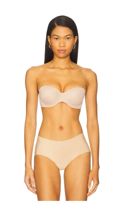 Calvin Klein Underwear Lightly Lined Strapless Bra In Neutral