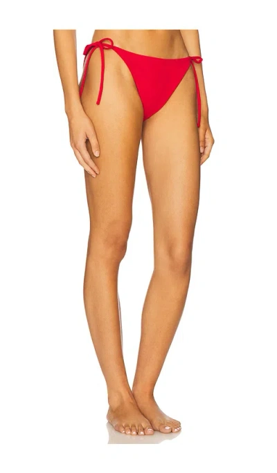 Susana Monaco String Bikini Bottom In Red