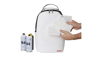 Pre-owned Sprayground Graffiti Artist Design Your Own Backpack 9 Stencils Included In Multi