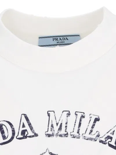 Prada T-shirt In White
