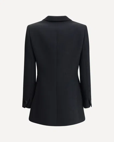Giorgio Armani Technical Scuba Single-breasted Jacket In Black