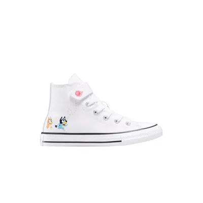 Pre-owned Converse Bluey X Chuck Taylor All Star Easyon High Td 'keepy Uppy' | White | Infant Size 1