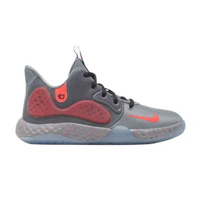 Pre-owned Nike Kd Trey 5 Vii Gs 'cool Grey Crimson' | Kid's Size 6.5 In Gray