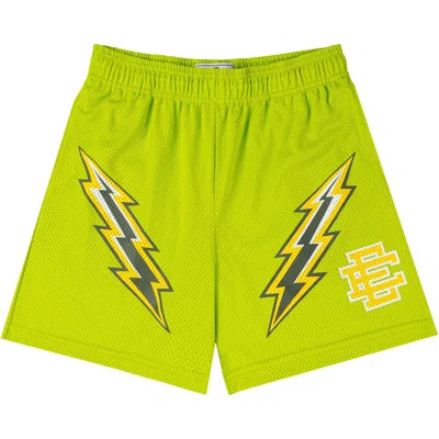 Pre-owned Eric Emanuel Ee Basic Short 'tendershoot Green' | Yellow | Men's Size S